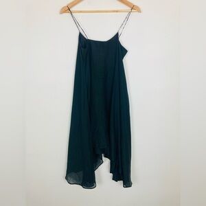 Obakki silk and cotton black ethereal minimalist dress. Size 2
